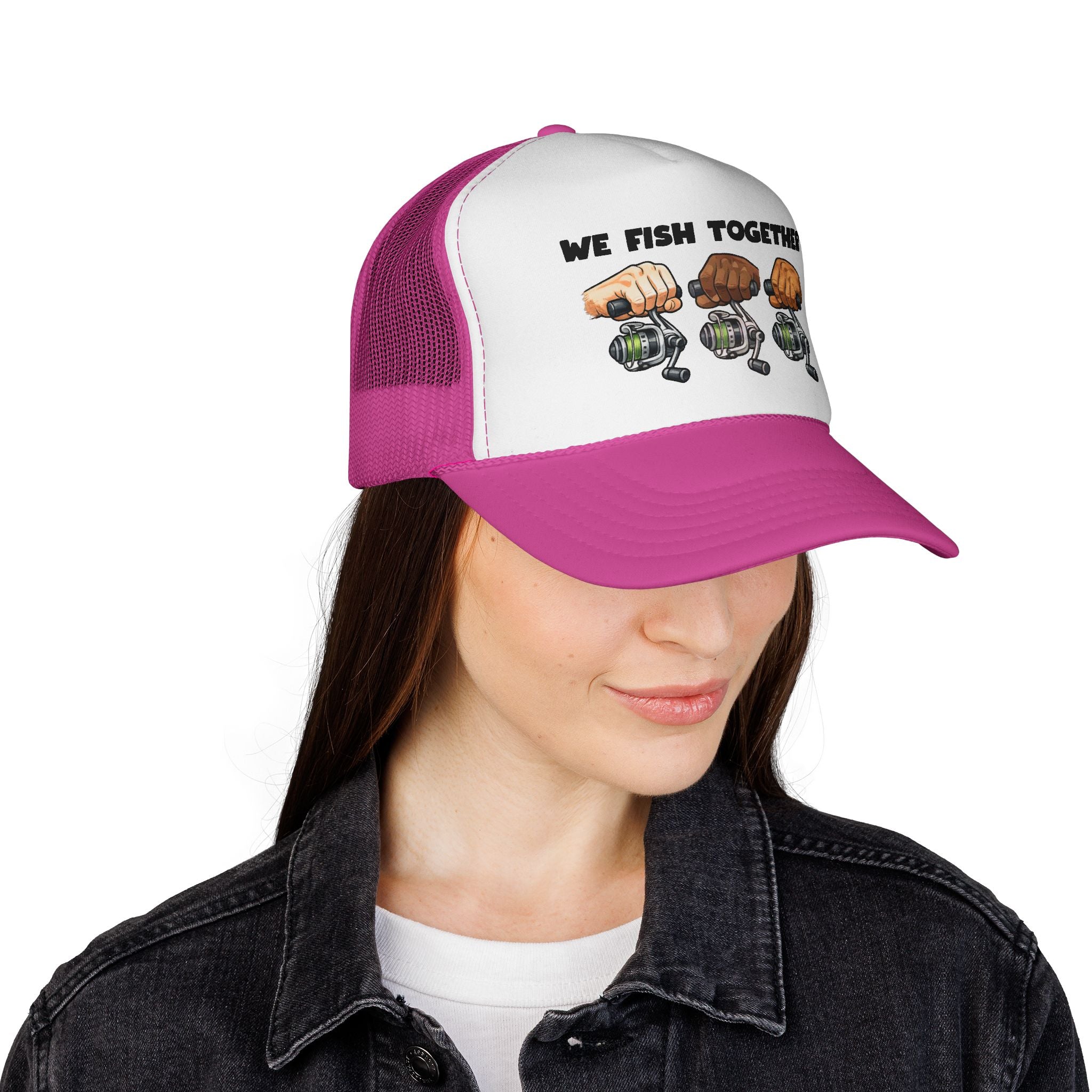 'We Fish Together" Trucker Cap