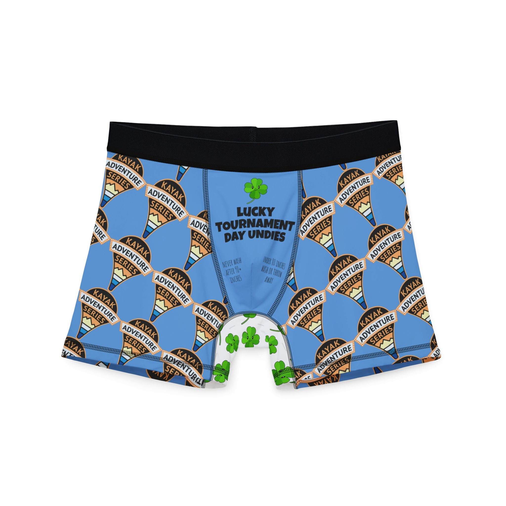 KAS Map Pin Logo Pattern Men’s Boxer Briefs — "Lucky Tournament Day Undies"