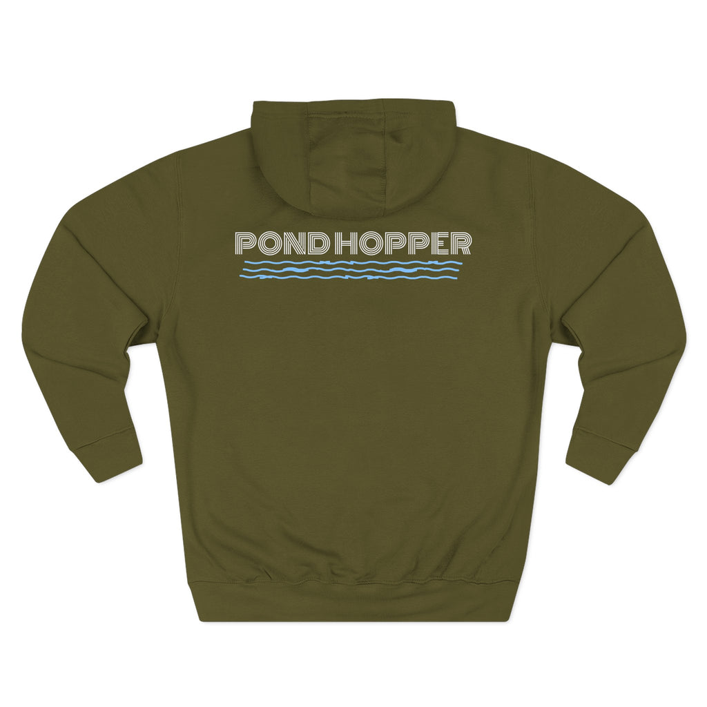KAS Adventure Hoodie —  Fleece Pullover, "Pond Hopper" Edition
