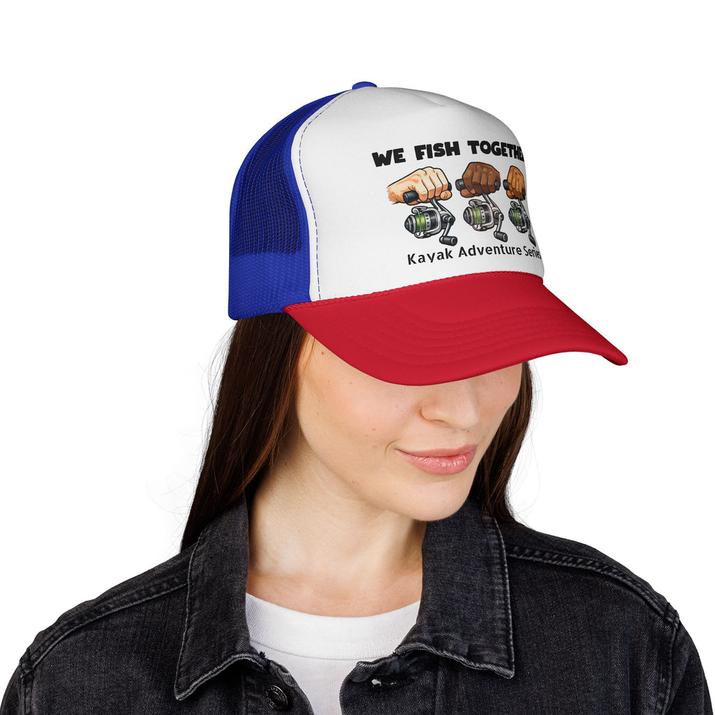 'We Fish Together" Trucker Cap