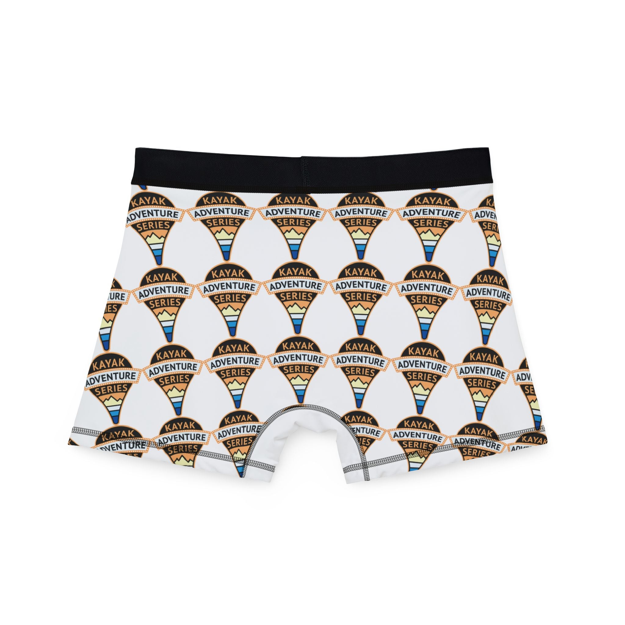 KAS Map Pin Logo Pattern Men’s Boxer Briefs — "Choose Your Adventure Wisely"
