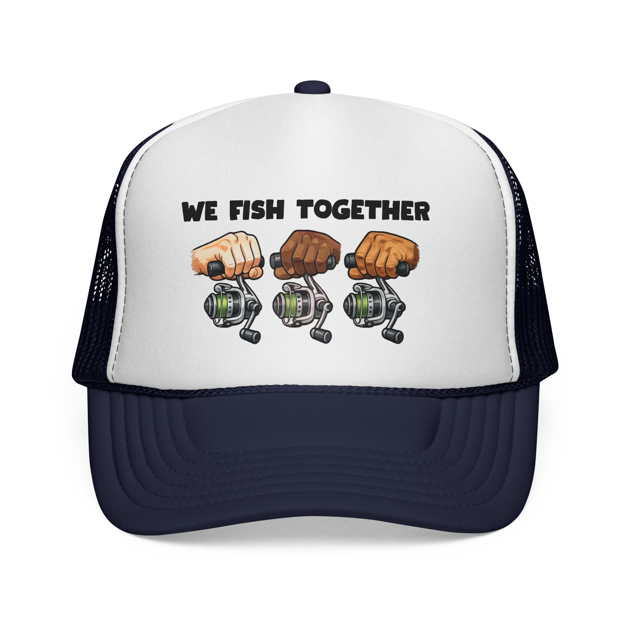 'We Fish Together" Trucker Cap